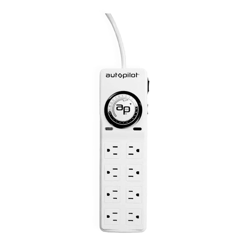 Autopilot 8-Outlet Analog Timer w/Surge Protection