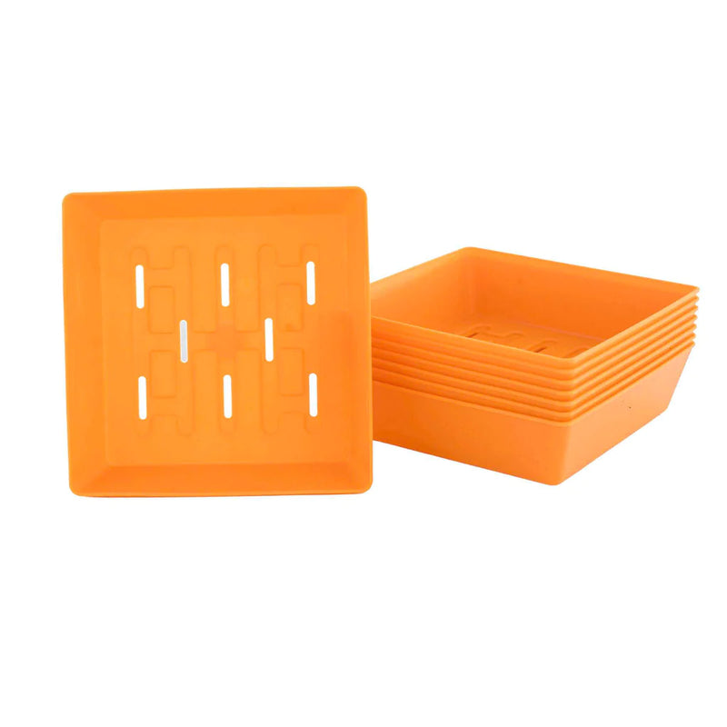 Bootstrap Farmer 5X5 Shallow Microgreen Trays Orange - Indoor Farmer