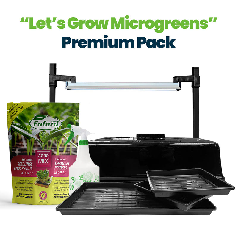 "Let's Grow Microgreens" Premium Bundle - Indoor Farmer