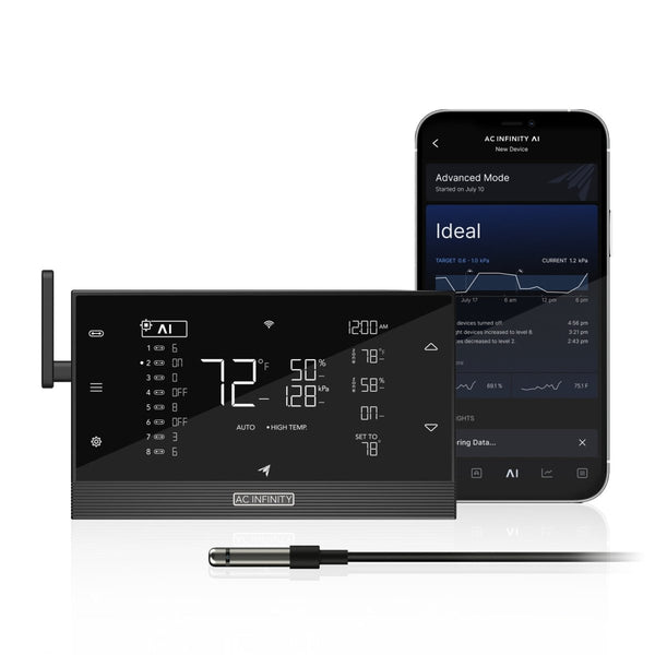 AC Infinity BLUETOOTH/WIFI AI Powered Environmental Controller AI+ - Indoor Farmer