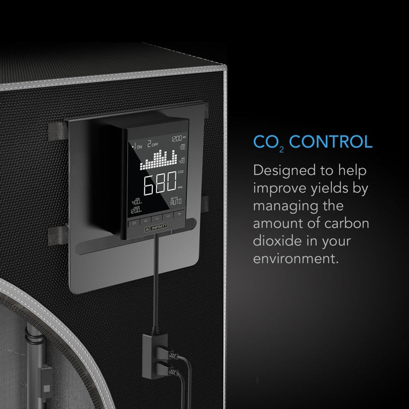 AC Infinity CO2 Controller Smart Outlet Carbon Dioxide Monitor - Indoor Farmer