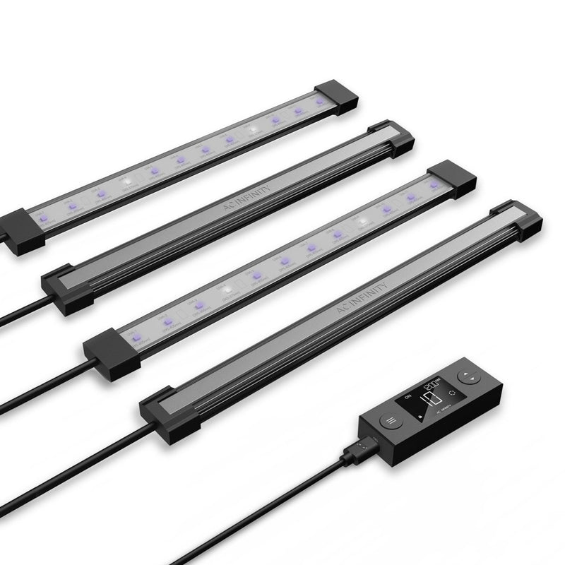 AC Infinity IONBEAM U4 Supplemental UV Spectrum LEDs 11 - INCH 4 - PACK - Indoor Farmer