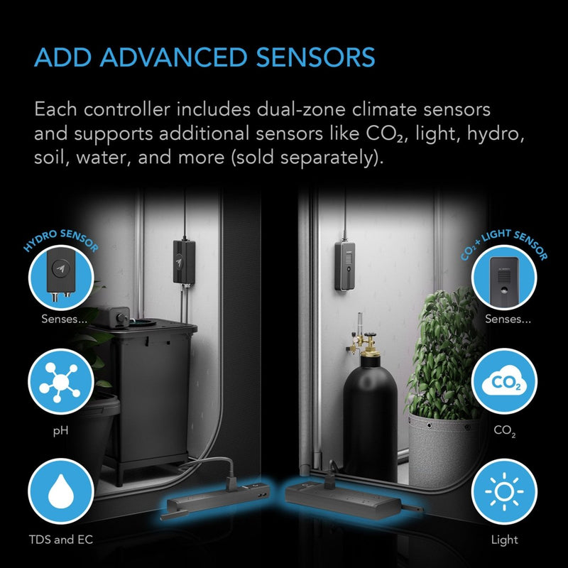AC Infinity OUTLET AI+ Environment Controller – 8 Smart WiFi Outlets - Indoor Farmer