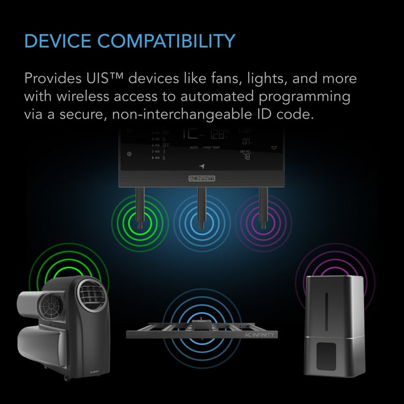 AC Infinity UIS 1 - to - 1 Wireless Transmitter & Receiver (2 - Pack) - Indoor Farmer