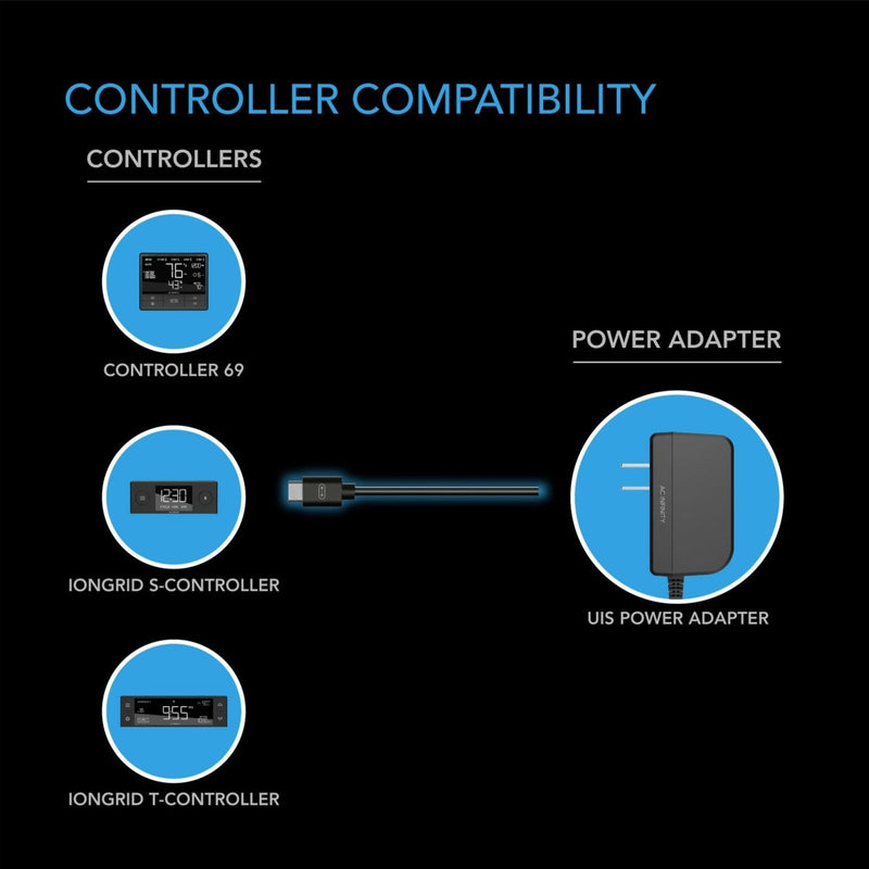 AC Infinity UIS Power Adapter for Controllers Not Powered by UIS Devices - Indoor Farmer