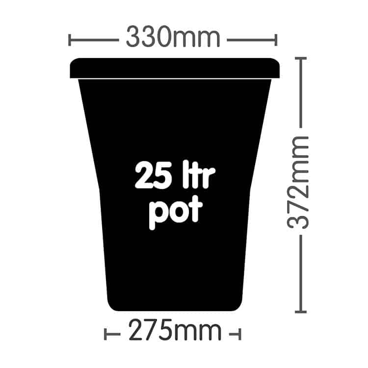 Autopot 25 Litre Plastic XL Pot Black - Indoor Farmer