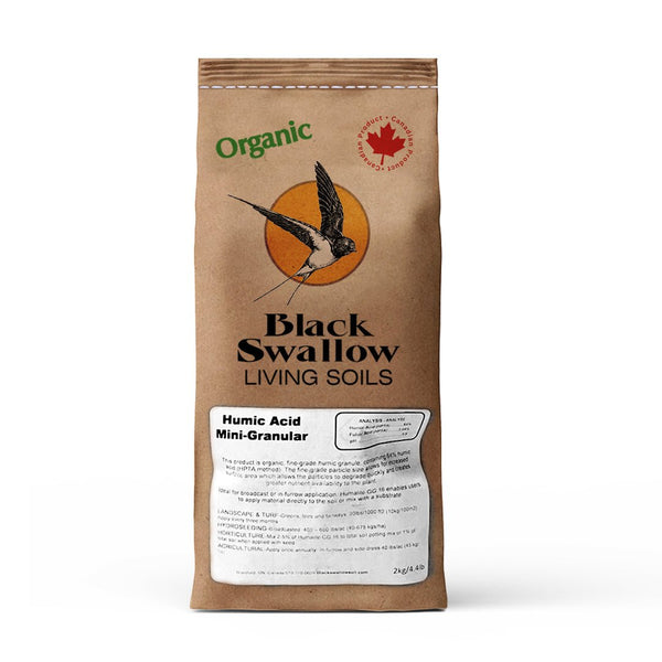 Black Swallow Humic Acid Organic - Fine Granular 4.4LB - Indoor Farmer