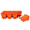 Bootstrap Farmer 5.0" Reusable Seed Starting Pots with Insert Orange - Indoor Farmer