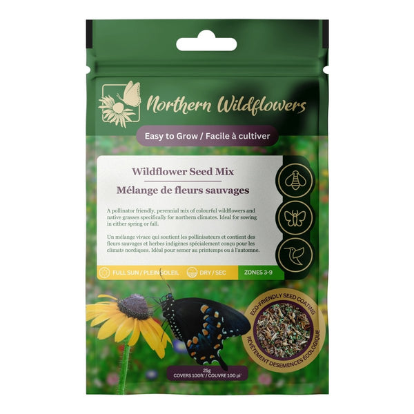 Easy to Grow Wildflower Seed Mix 100 Square Feet (25g) - Indoor Farmer