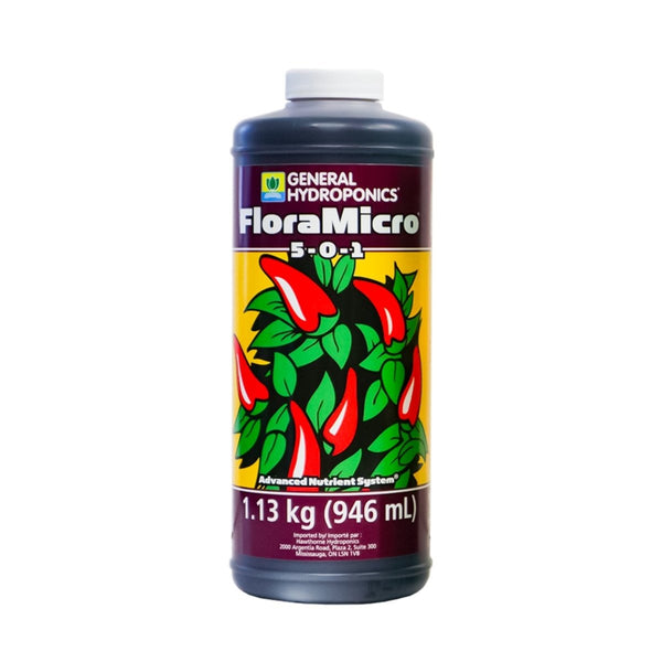 General Hydroponics FloraMicro 1 QT / 946 ML - Indoor Farmer