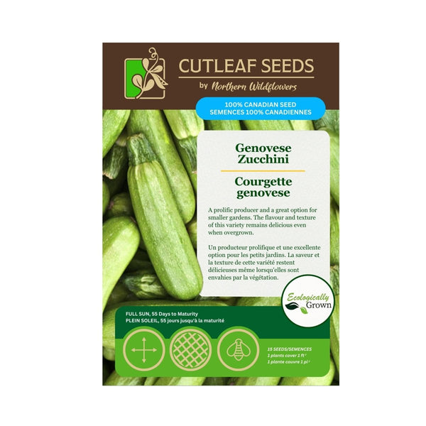 Genovese Zucchini Seeds Approx. 15 seeds - Indoor Farmer