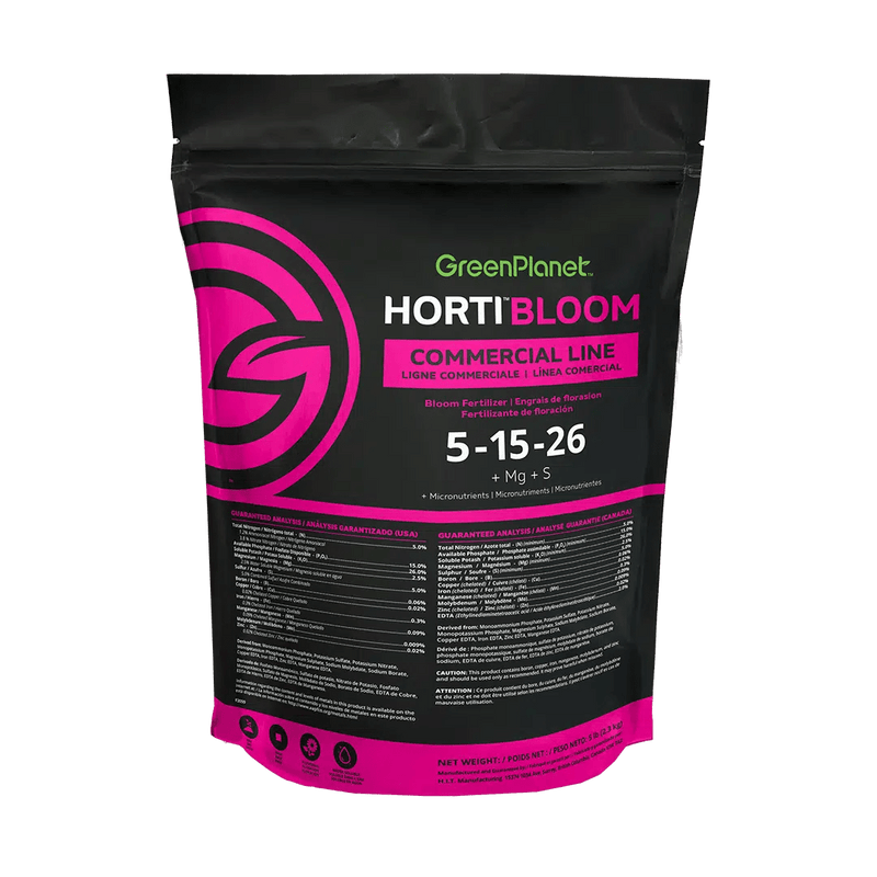 Green Planet Horti Bloom (5 - 12 - 26) 5 LB - Indoor Farmer