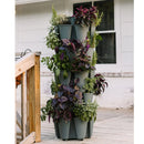 GreenStalk 5 Tier Original Vertical Planter - Basic Texture Peppercorn - Indoor Farmer