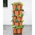 GreenStalk 5 Tier Original Vertical Planter Terracotta - Indoor Farmer
