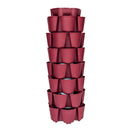 GreenStalk 7 Tier Leaf Vertical Planter Rusted Red - Indoor Farmer