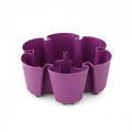 GreenStalk Leaf Planter Single Tier - Original Texture Razzleberry - Indoor Farmer