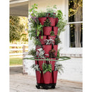GreenStalk Original & Leaf Inventor's Bundle Rusted Red - Indoor Farmer