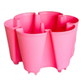 GreenStalk Original Planter Single Tier - Original Texture Strawberry Pink - Indoor Farmer