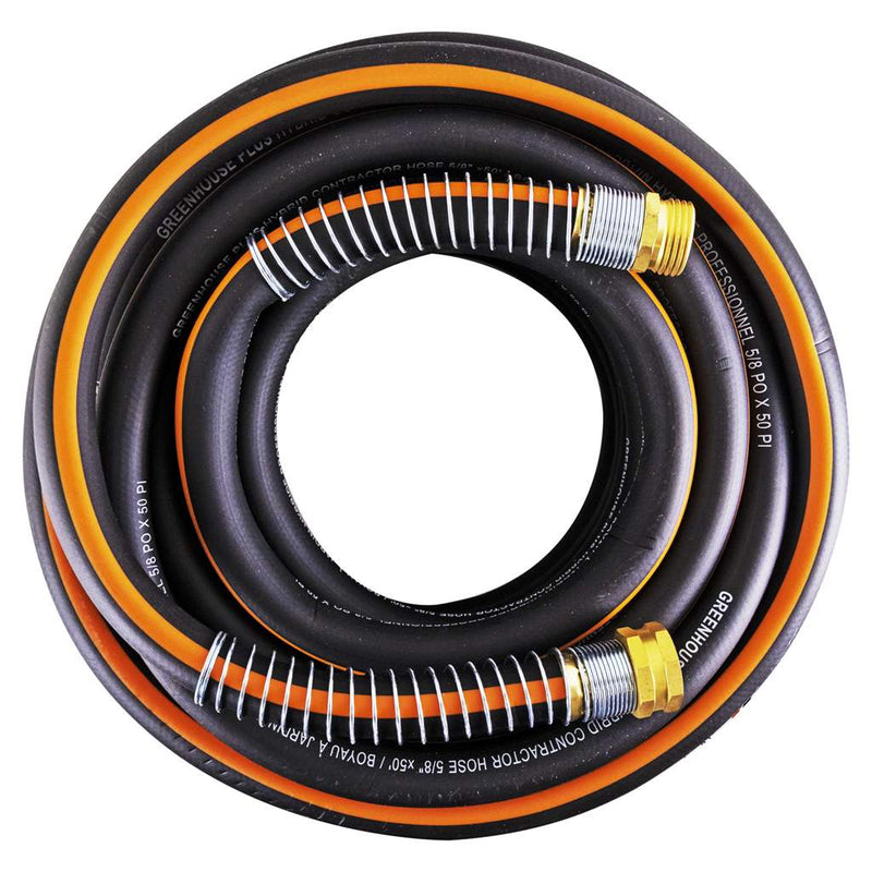 Holland Greenhouse PLUS Professional Rubber Hybrid Garden Hose 5/8" X 100' - Indoor Farmer