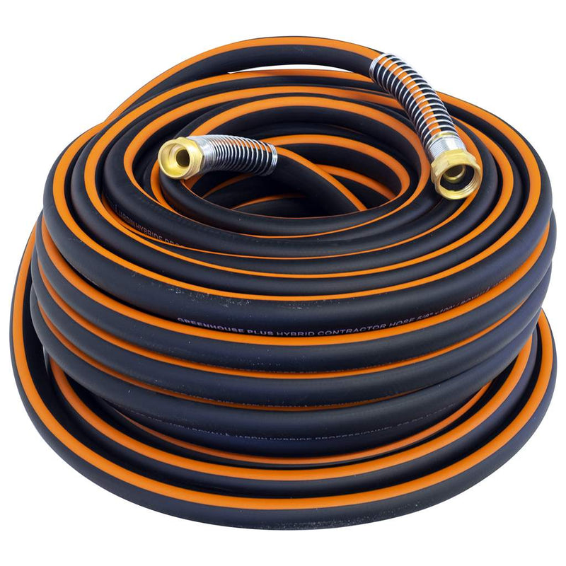 Holland Greenhouse PLUS Professional Rubber Hybrid Garden Hose 5/8" X 50' - Indoor Farmer