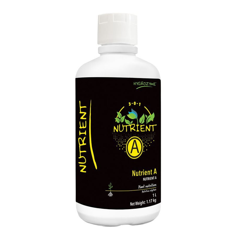 Hygrozyme Nutrient A (3 - 0 - 1) 1L - Indoor Farmer