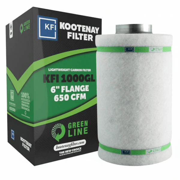 Kootenay Filter Greenline 1000GL 6" Flange 650CFM - Indoor Farmer