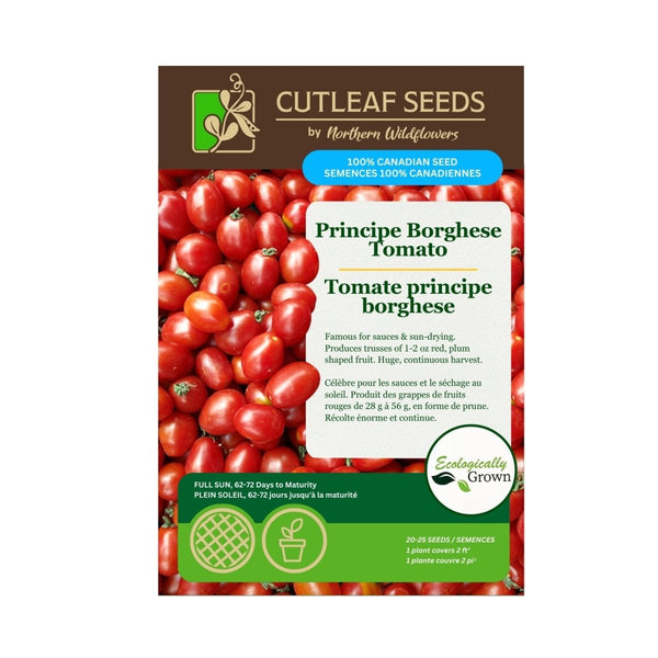 Principe Borghese Tomato Seeds Approx. 20 - 25 seeds - Indoor Farmer