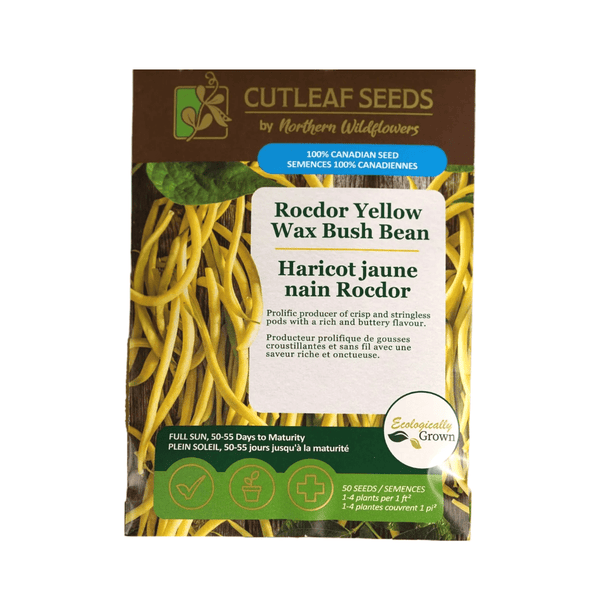 Rocdor Yellow Wax Bush Bean Seeds Approx. 50 seeds - Indoor Farmer