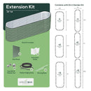 Sproutbox Extension Kit for 9 - in - 1 Garden Bed 32" Tall Slate Grey - Indoor Farmer