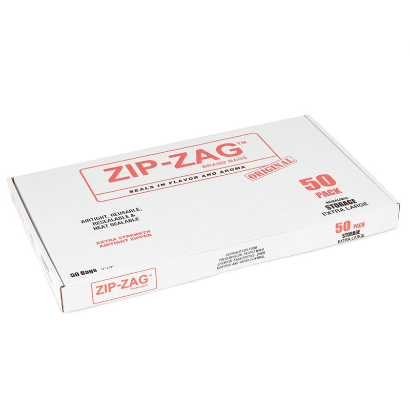 ZIP - ZAG Original Smell - Proof Bags X - Large - 43 CM x 43 CM (50 PACK) - Indoor Farmer