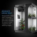 AC Infinity CLOUDLAB 743D 2 - IN - 1 Advance Grow Tents 48" X 36" X 72" - Indoor Farmer