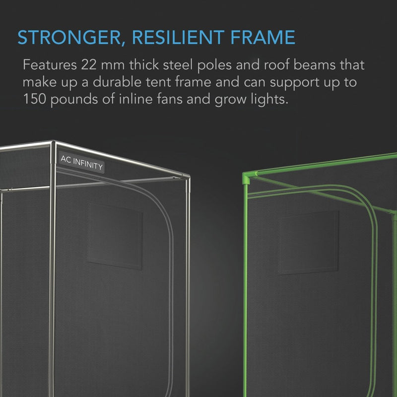 AC Infinity CLOUDLAB 864D 2 - IN - 1 Advance Grow Tents 60" X 48" X 80" - Indoor Farmer