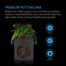 AC Infinity Coco Coir Instant Potting Mix 2LB 2 LB Block (Expands to 3 Gal) - Indoor Farmer