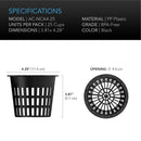 AC Infinity Slotted Mesh Net Cups - 4 Inch 25 Pack - Indoor Farmer