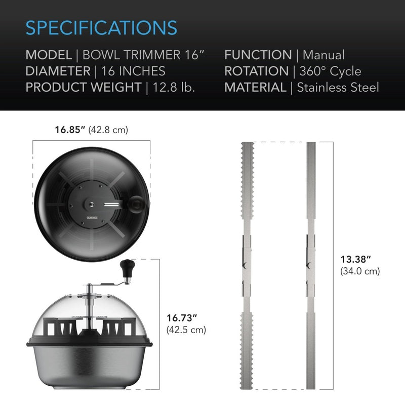 AC Infinity Spin Cut Bowl Trimmer - 16 Inch (Coming Soon) - Indoor Farmer