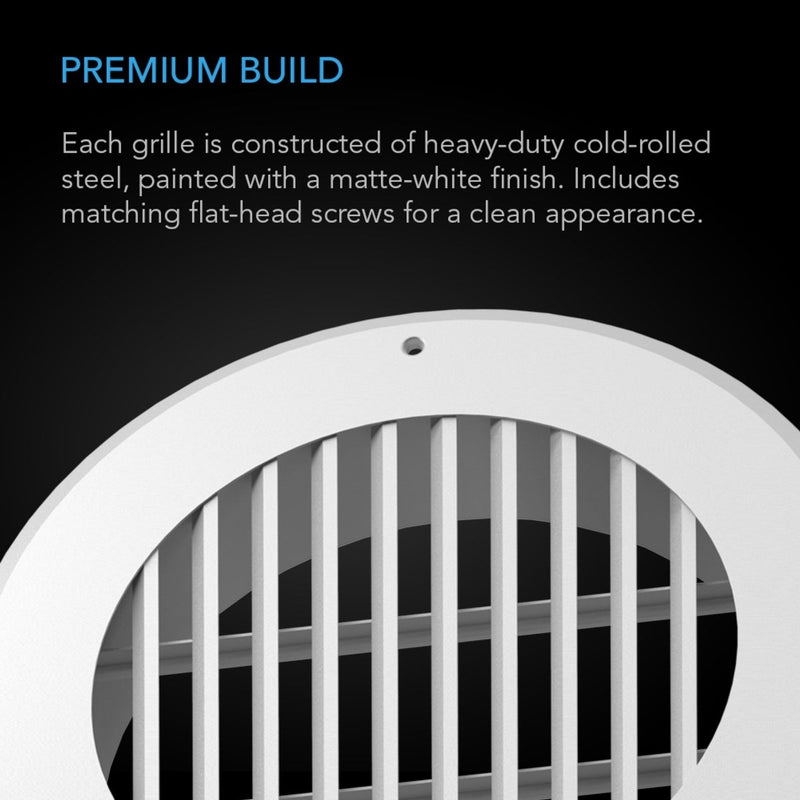 AC Infinity Wall - Mount Duct Grille Vent 4 - INCH - Indoor Farmer