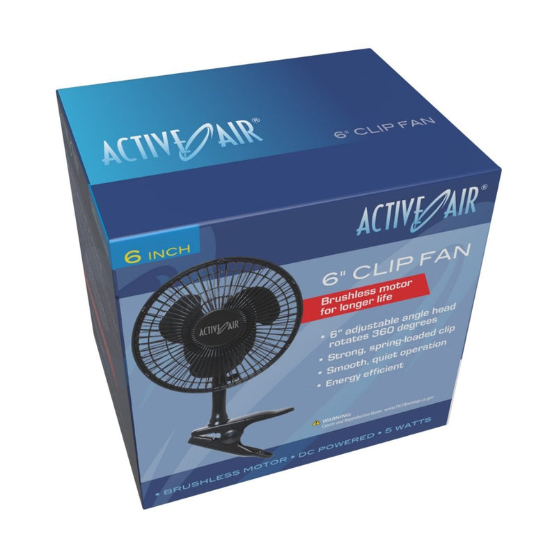 Active Air Clip Fan 6 Inch - 5W - Indoor Farmer