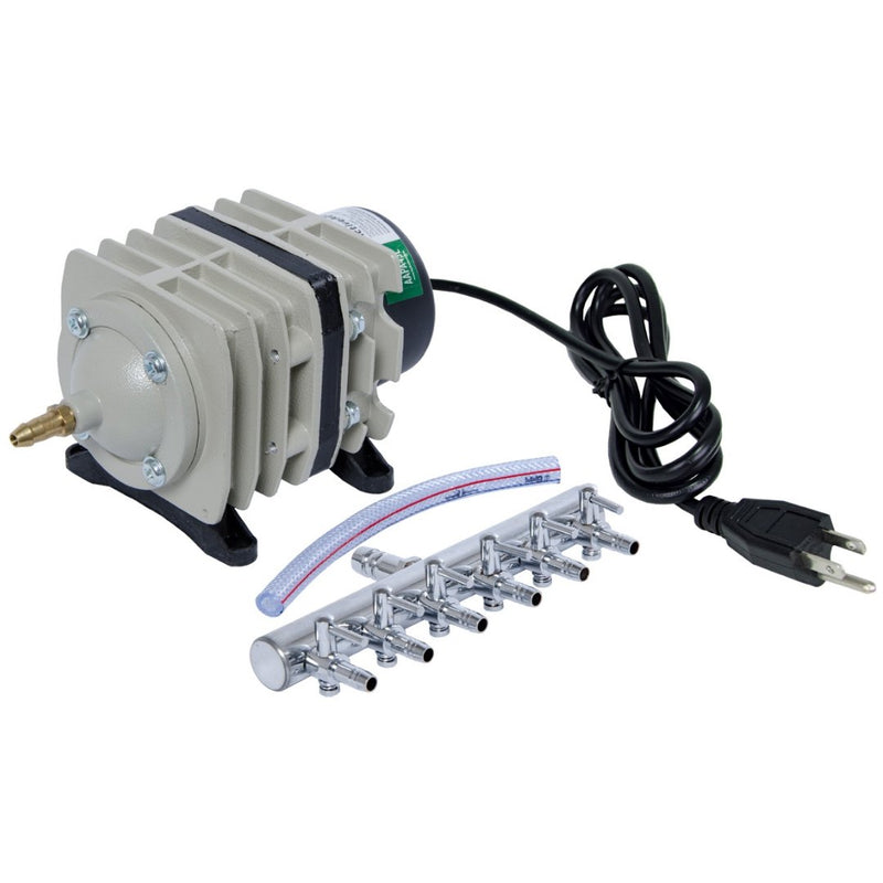 Active Aqua Commercial Air Pump 6 Outlets, 20W, 45L/min - Indoor Farmer