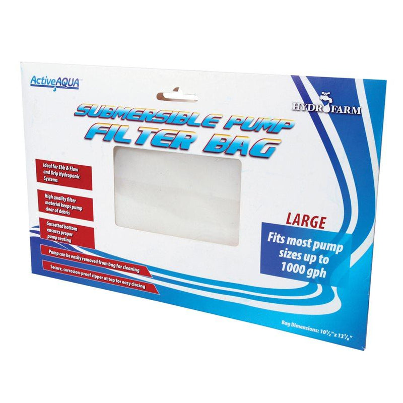 Active Aqua Pump Filter Bag 10.5"x13.125" - Indoor Farmer