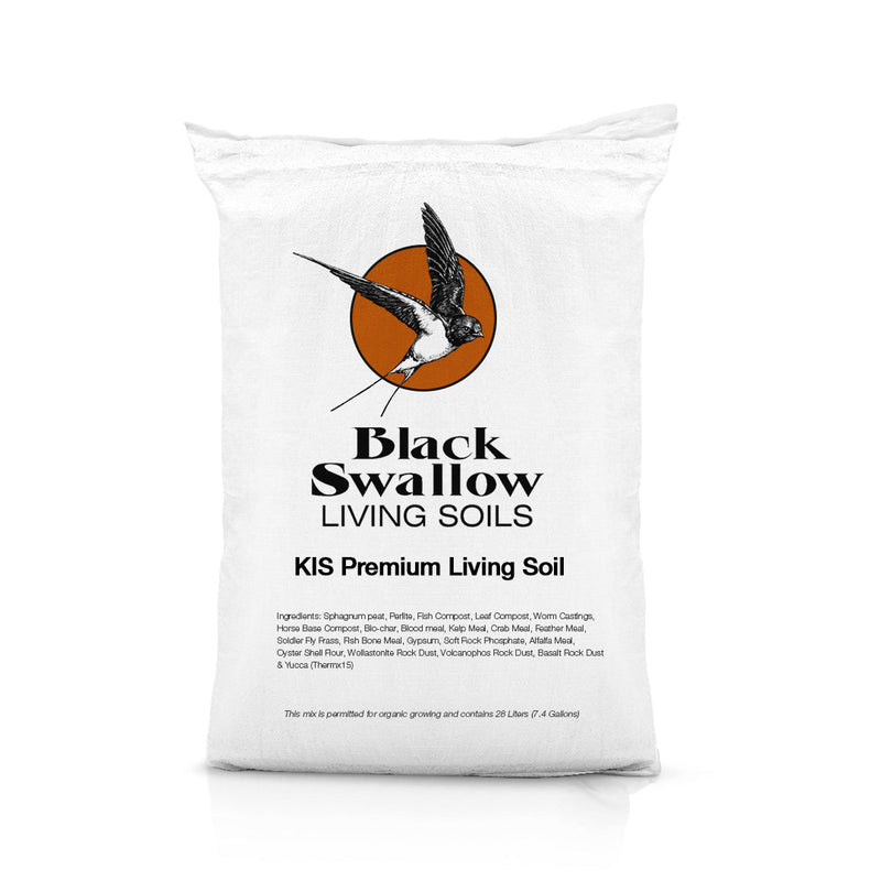 Black Swallow KIS Premium Living Soil 28L / 7.4GAL - Indoor Farmer