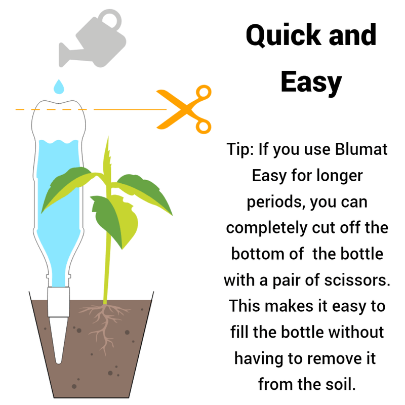 Blumat EASY (Universal Bottle Adapter) 3 - Pack - Indoor Farmer