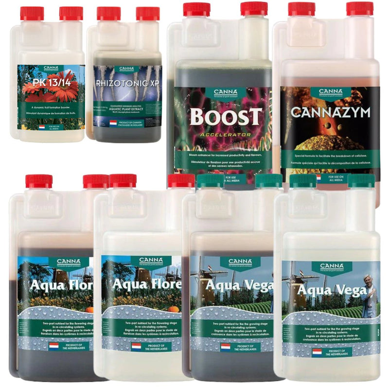 CANNA Aqua Complete Nutrient Bundle - Indoor Farmer