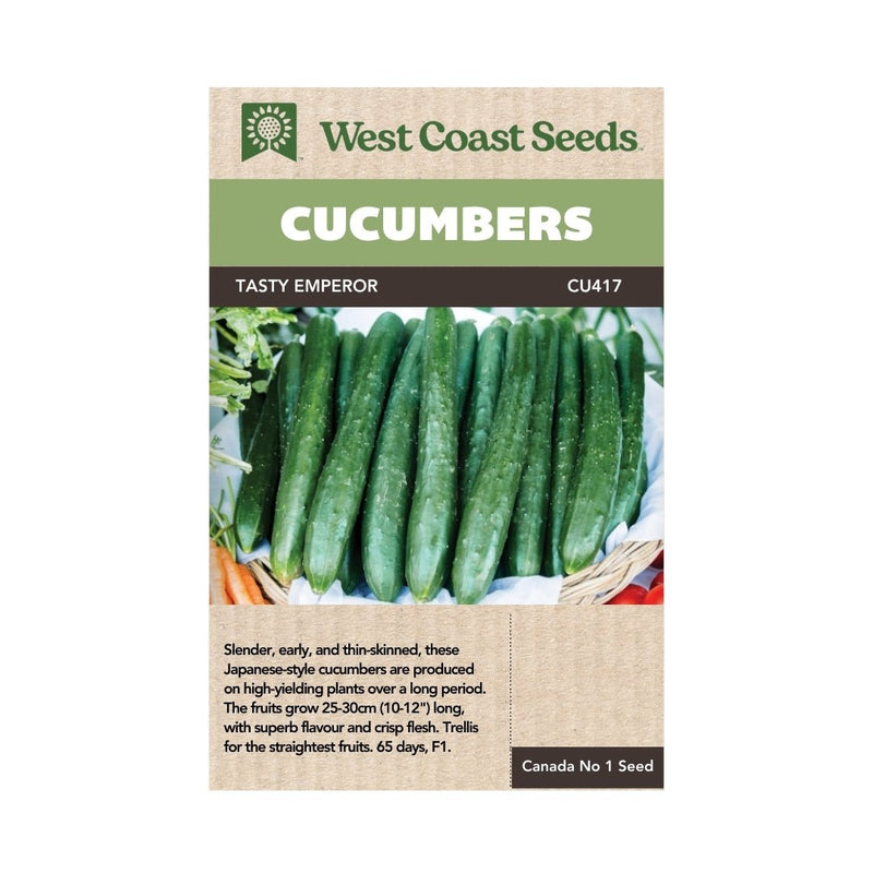 Cucumber - Tasty Emperor Seeds 0.25g (Approx. 8 seeds) - Indoor Farmer