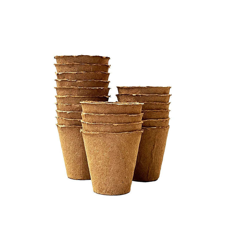 Fertilpot - Round Biodegradable Pots 6CM X 6CM Each - Indoor Farmer