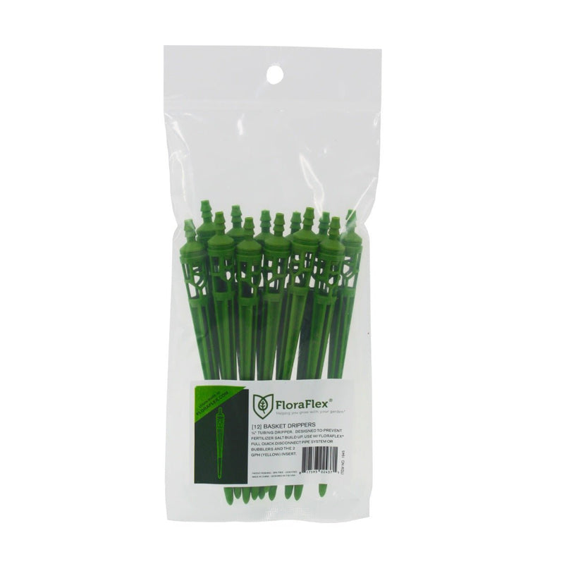 FloraFlex Basket Dripper Stake 12 Pack - Indoor Farmer