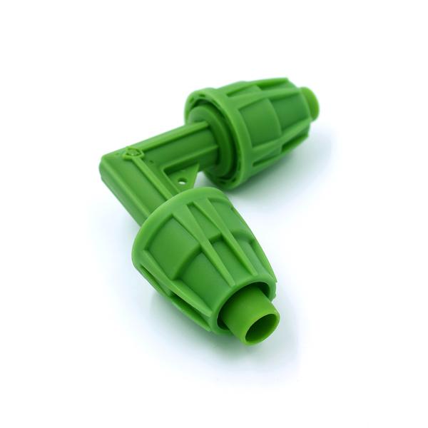 FloraFlex Micro Drip 16 - 17MM Pipe Fitting Elbow 12 Pack - Indoor Farmer