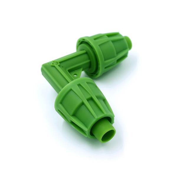 FloraFlex Micro Drip 16-17MM Pipe Fitting Elbow - Indoor Farmer