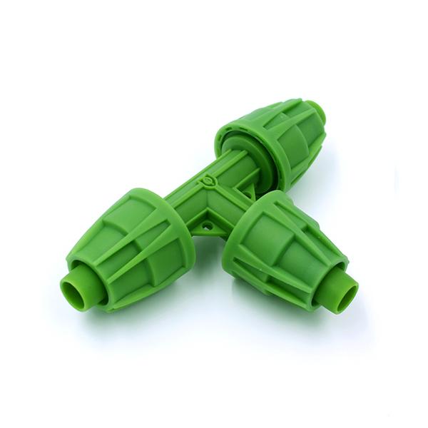 FloraFlex Micro Drip 16-17MM Pipe Fitting Tee - Indoor Farmer