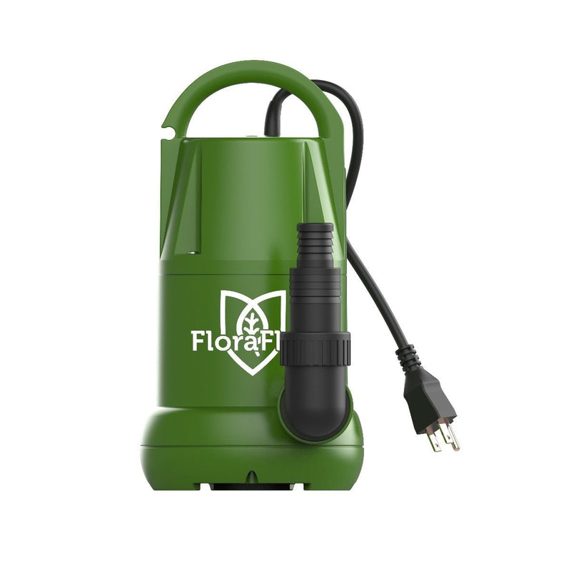 FloraFlex Submersible Pump 3/4 HP - 4450GPH (Max 17.34 PSI) - Indoor Farmer