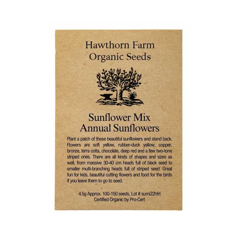 Flowers - Sunflower Mix Seed 100 Seed Packet - Indoor Farmer